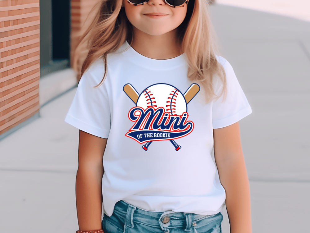 Rookie Of The Year Baseball Birthday Names Graphic T-Shirt