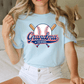 Rookie Of The Year Baseball Birthday Names Graphic T-Shirt