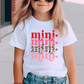 Valentine's Day Mini Mini Mini Pink Leopard Hearts Graphic T-Shirt