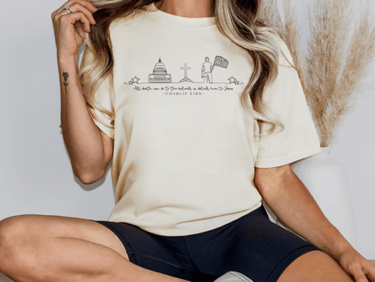 "All Death Can Do To The Believer Is Deliver Him To Jesus" Graphic T-Shirt