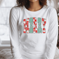 Red And Green Merry Graphic T-Shirt