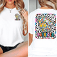 Patriots Graffiti Dots Mascot Graphic T-Shirt