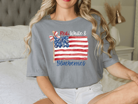 Red, White, & Blueberries Graphic T-Shirt
