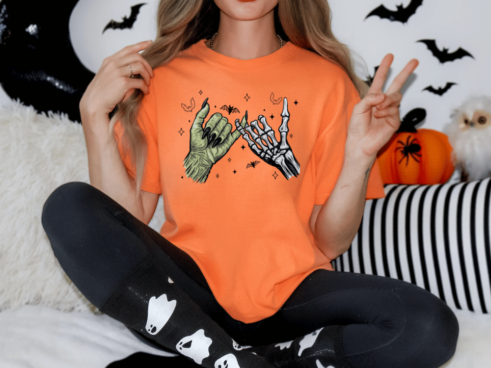 Halloween Pinky Promise Graphic T-Shirt