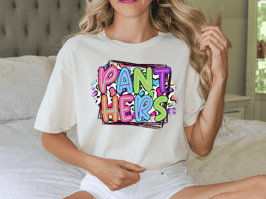 Panthers School Team Spirit Graphic T-Shirt