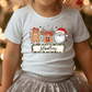 Kids Christmas Custom Name Graphic T-Shirt