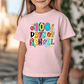 100 Days of School Retro Letters Graphic T-Shirt