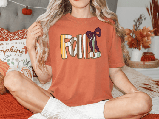 Searsucker Fall Graphic T-Shirt