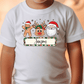 Kids Christmas Custom Name Graphic T-Shirt