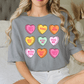 Valentine's Day Conversation Hearts Candy Groovy Retro Graphic T-Shirt
