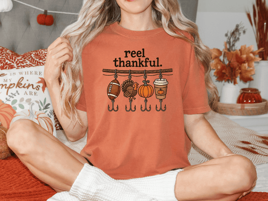 Reel Thankful Graphic T-Shirt