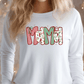 Lace Coquette Christmas Names Graphic T-Shirt