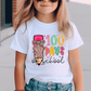 100 Days of School Leopard Pencil Graphic T-Shirt