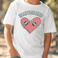 Valentines Day Heartbreaker, Skateboard Heart Pink Retro Anti Valentines Graphic T-Shirt