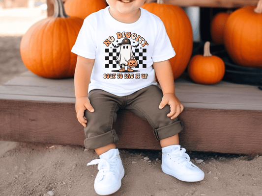 No Diggity, Bout To Bag It Up Retro Cool Ghost Graphic T-Shirt
