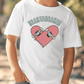Valentines Day Heartbreaker, Skateboard Heart Pink Retro Anti Valentines Graphic T-Shirt