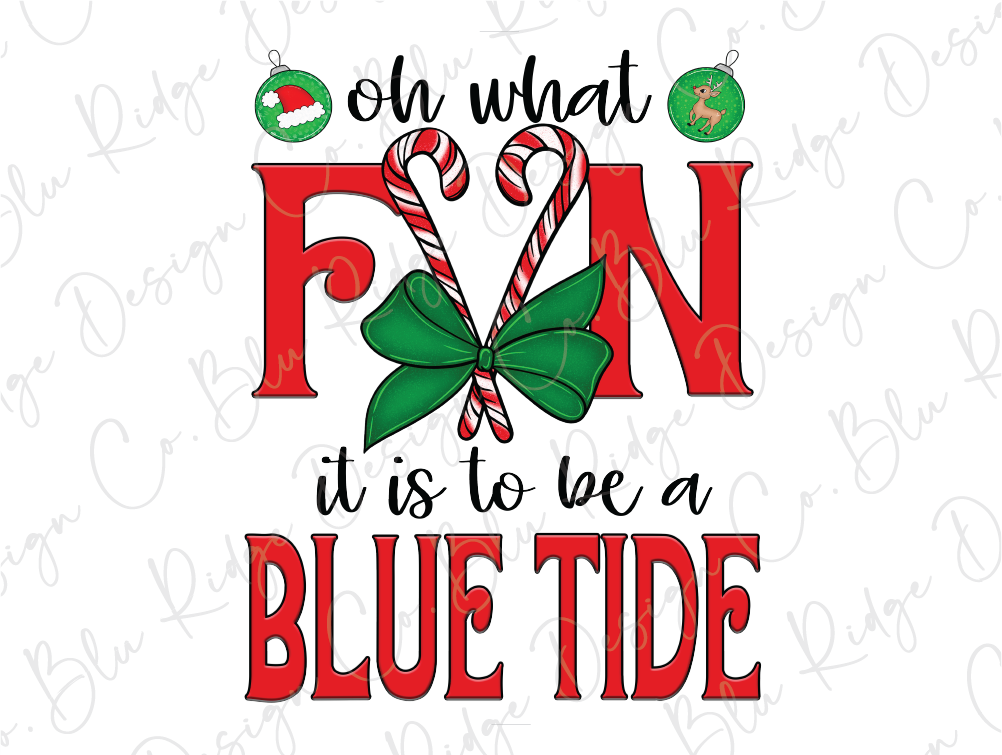 Oh What Fun It Is To Be a Blue Tide Graphic T-Shirt