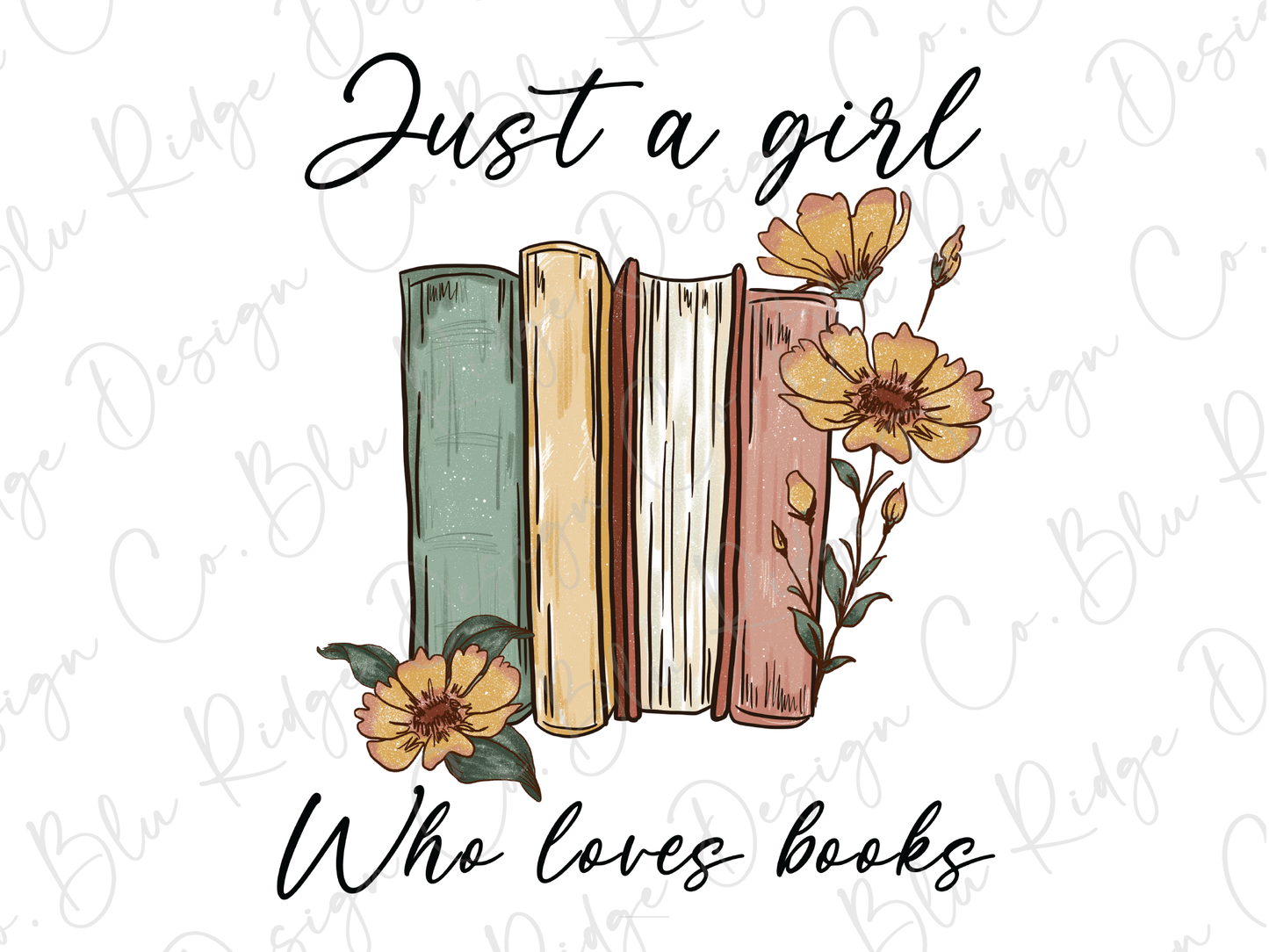 Just a Girl Who Loves Books Graphic T-Shirt