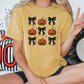 Halloween Pumpkin Coquette Collage Graphic T-Shirt
