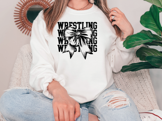 Stacked Wrestling Coquette Graphic T-Shirt