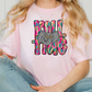 Colorful Streak Roll Elephant Tide Graphic T-Shirt
