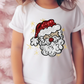 Rhinestone Glitter Santa Graphic T-Shirt
