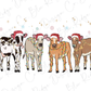 Christmas Cows Graphic T-Shirt