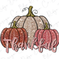 Thankful Glitter Pumpkins Graphic T-Shirt