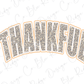 Thankful Leopard Graphic T-Shirt