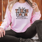 The Last Touchdown Season #SeniorFootballMom Graphic T-Shirt
