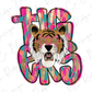 Colorful Streak Tigers Graphic T-Shirt