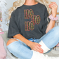 Ho Ho Ho Leopard Watercolor Graphic T-Shirt