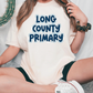 Long County Primary Blue Tide School Spirit Graphic T-Shirt