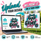 Upload your own design and we print it on a yard sign