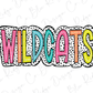Wildcats Colorful Dalmatian Graphic T-Shirt