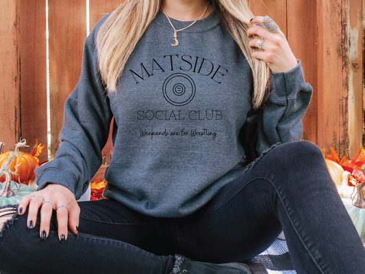 Matside Social Club Weekends are for Wrestling Graphic T-Shirt