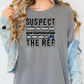 Suspect Claims She Hates Bad Sportsmanship But She Yells At The Ref Wrestling Graphic T-Shirt