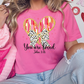 You Are Loved John 3:16 Brushstroke Coquette Heart Valentines Day Graphic T-Shirt