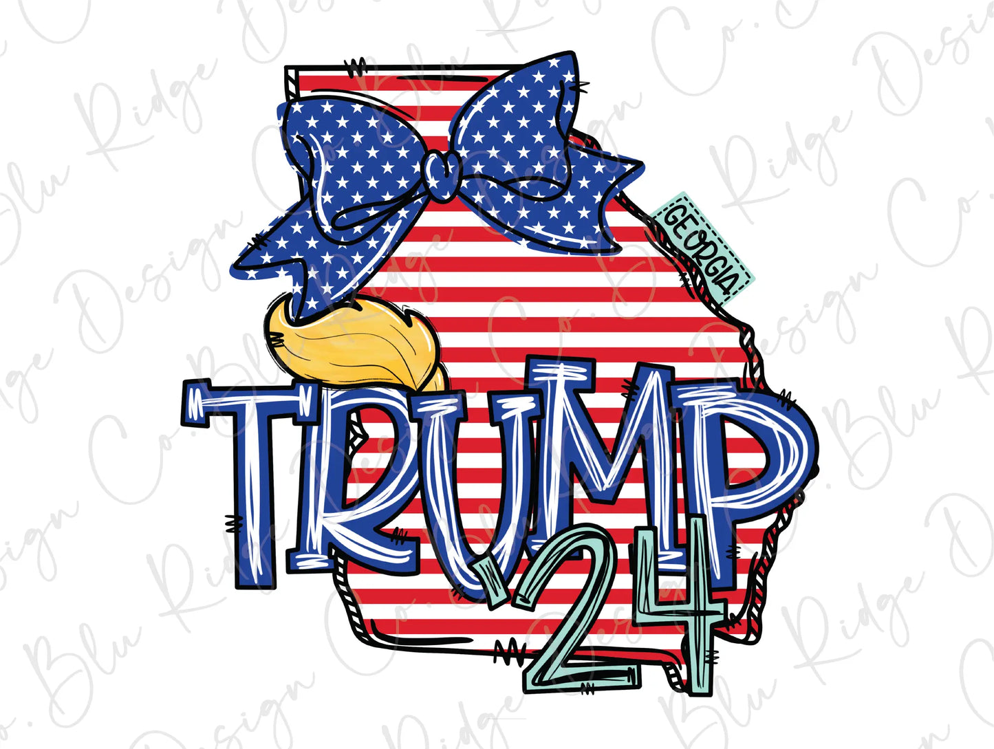 a political image with the word trump on it