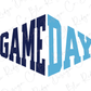 a logo for a game day event