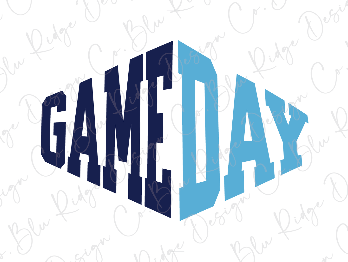 a logo for a game day event