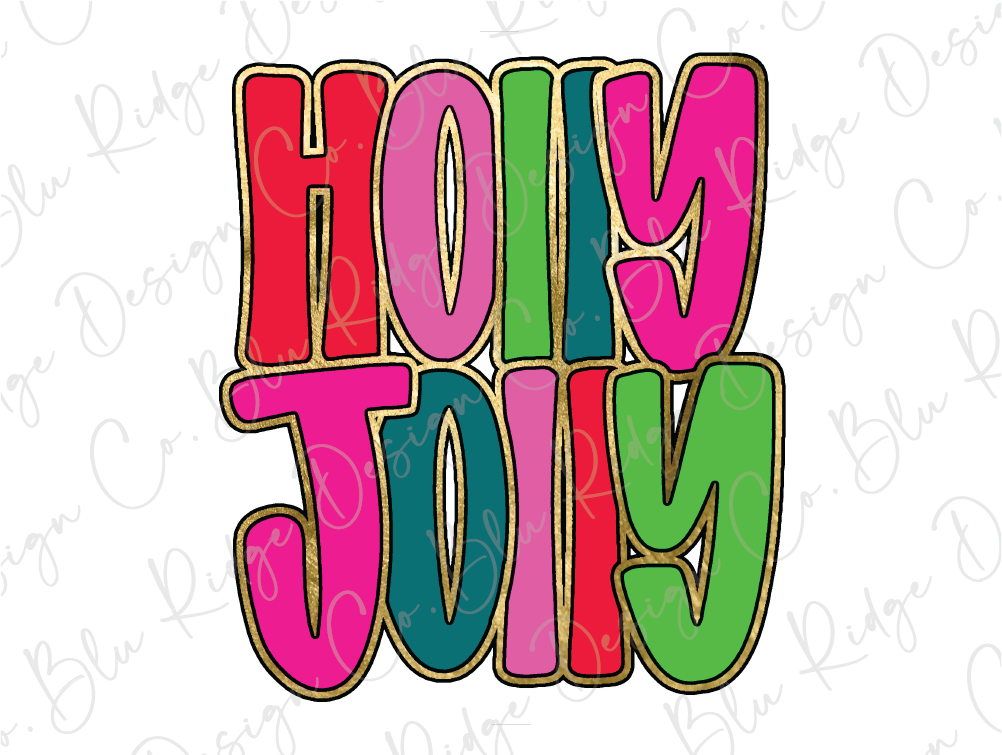 the word holi diy in multicolored letters