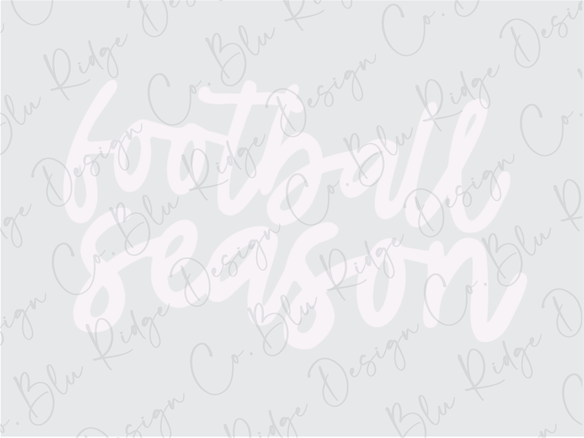 the words football season written in white on a gray background