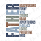 a poster with the words hard working, funny, wise, strong, brave,