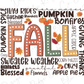 the word fall written in different languages