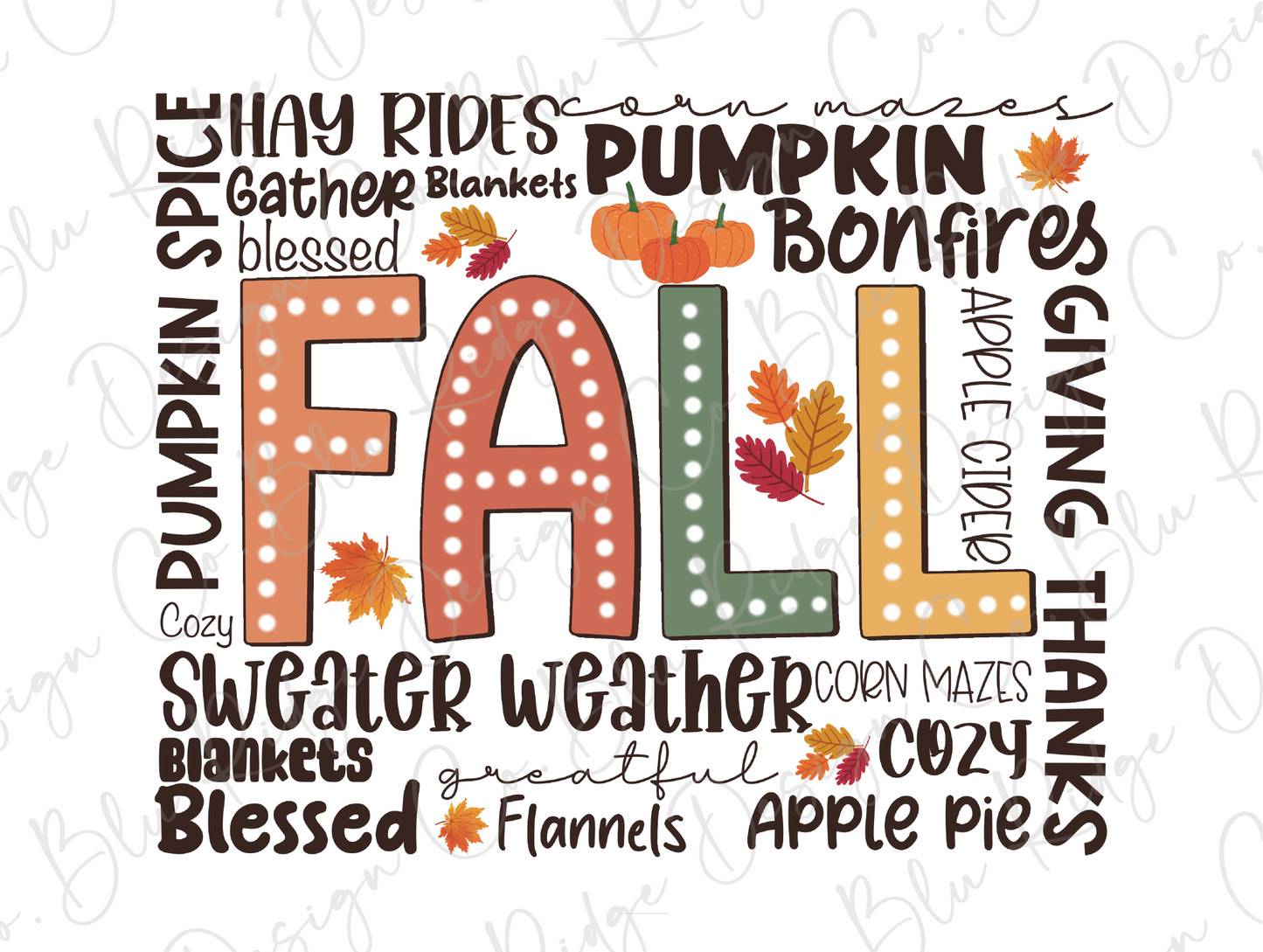 the word fall written in different languages