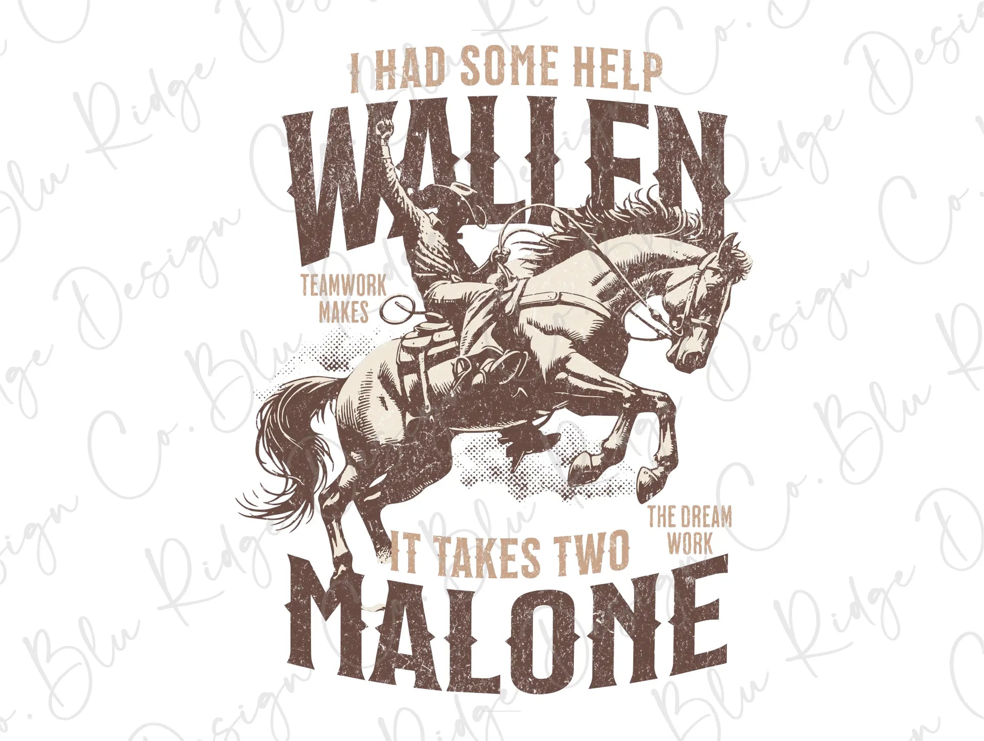 a t - shirt with a picture of a man riding a horse