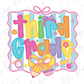 a picture of the words knitt and glamp on a white background