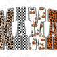 the word "MAMA" with each letter made up of a different pattern, such as leopard print, checkered, and pumpkin.
