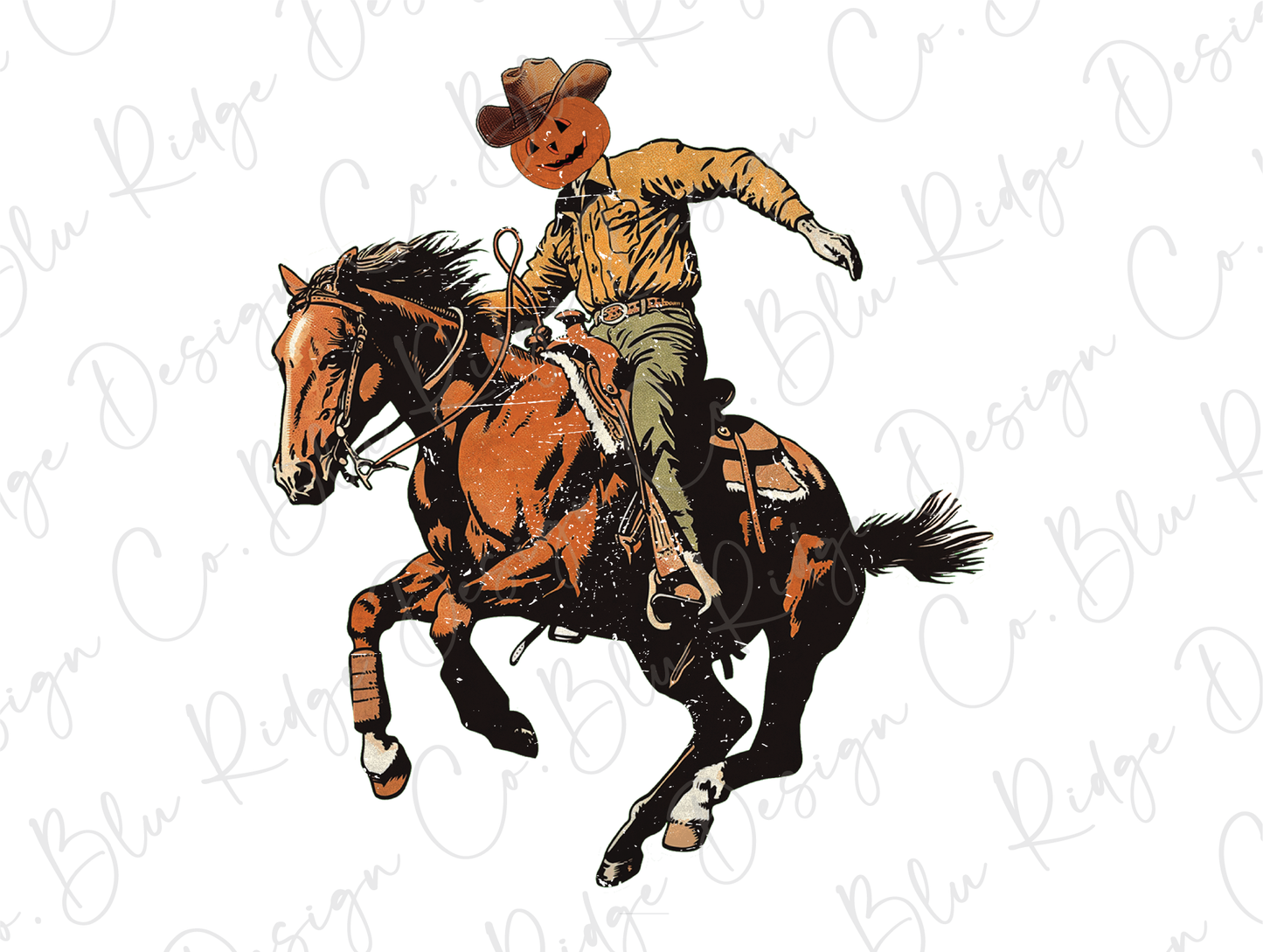 a drawing of a cowboy riding a horse